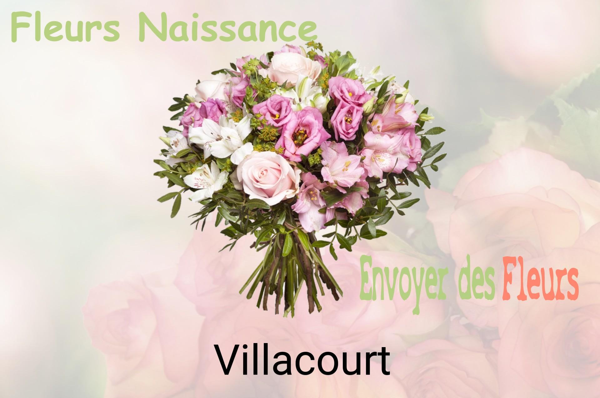 Bouquet de fleurs de naissance livré à Villacourt